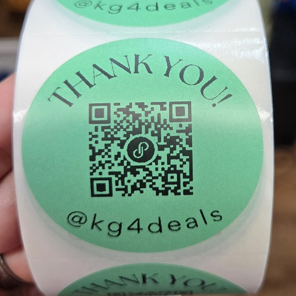 BUY NOW! 100 Thermal Stickers Available in Different Colors 2"Round QRCODE - Picture 11 of 16